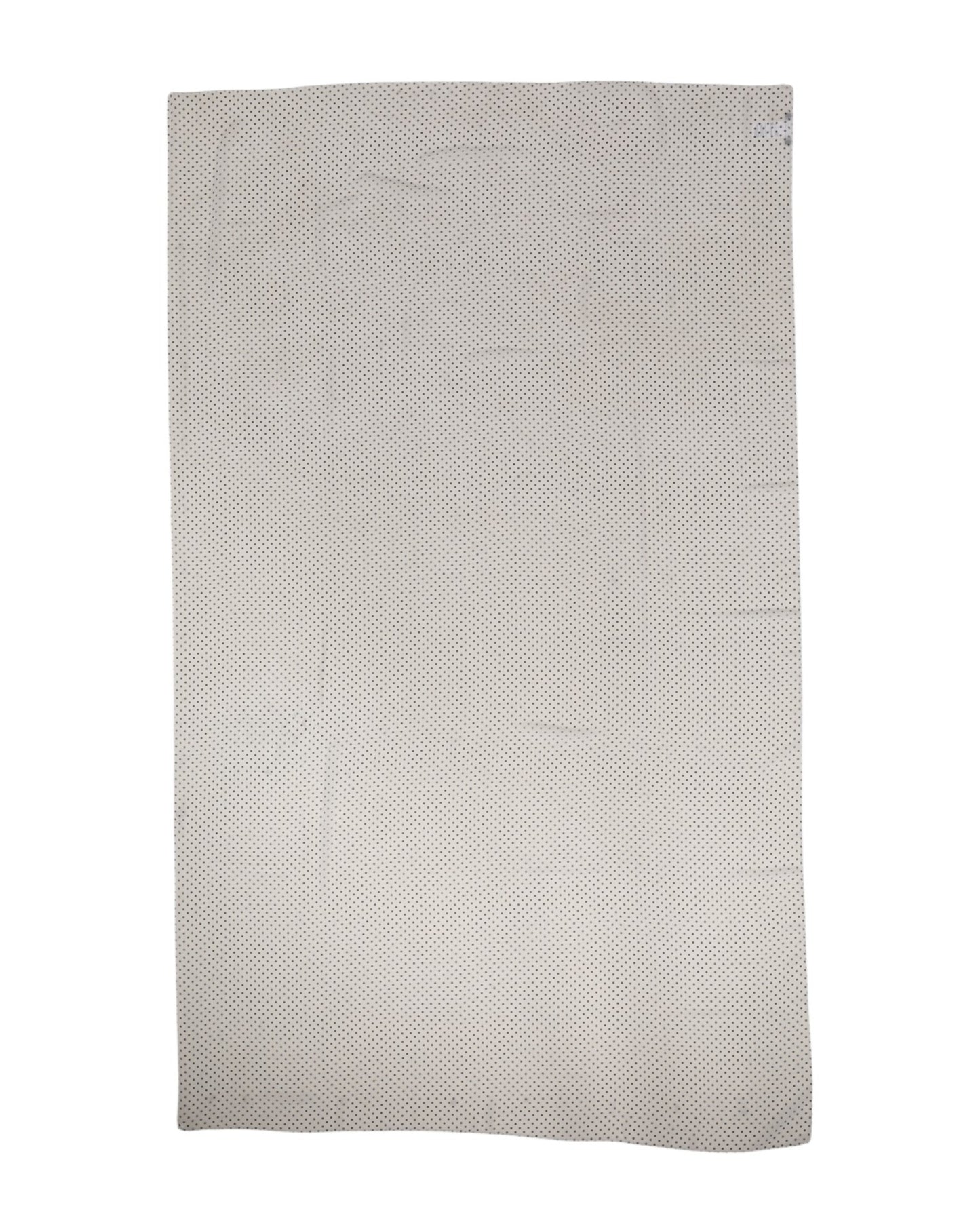 وشاح دولتشي آند غابانا الأبيض المنقط من البوليستر