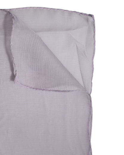 وشاح دولتشي آند غابانا المستطيل من الحرير البنفسجي