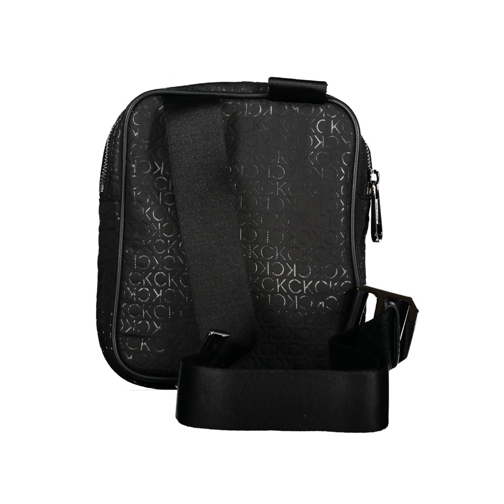 Calvin Klein Black Polyester Men Shoulder Bag