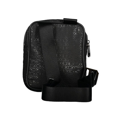 Calvin Klein Black Polyester Men Shoulder Bag