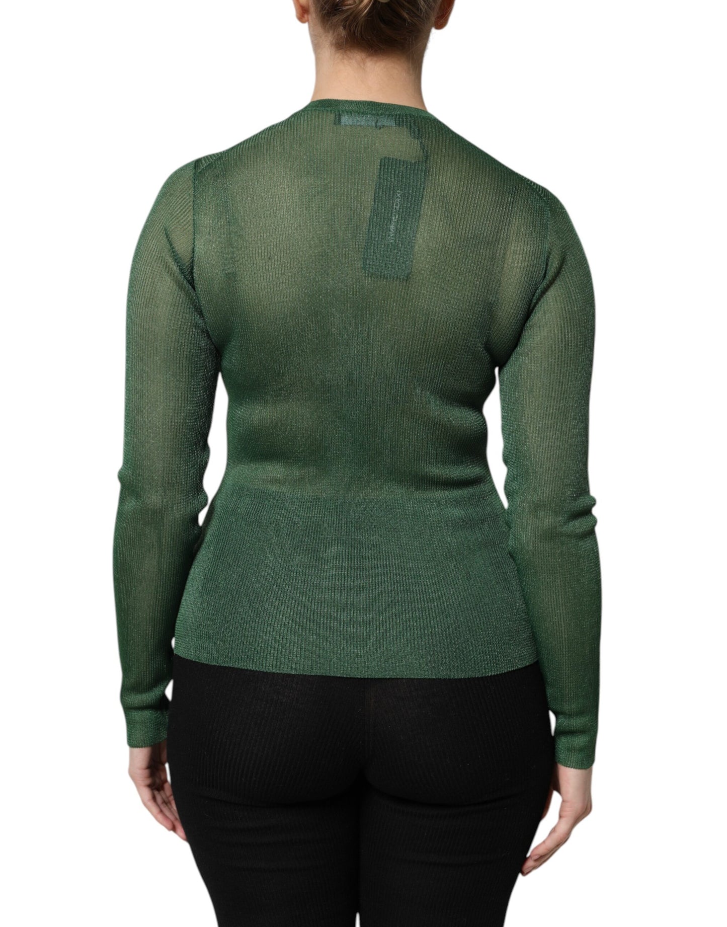 كارديجان دولتشي آند غابانا أخضر بوليستر بأكمام طويلة