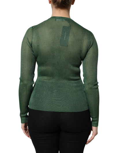 كارديجان دولتشي آند غابانا أخضر بوليستر بأكمام طويلة