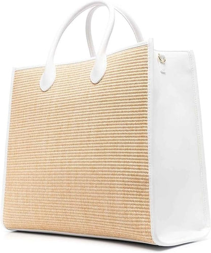 Love Moschino Straw Tote Bag