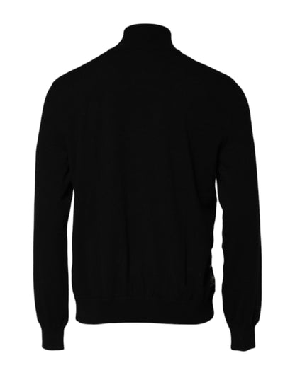 سترة دولتشي آند غابانا بطبعة باندانا باللونين الأسود والأبيض وسحاب كامل