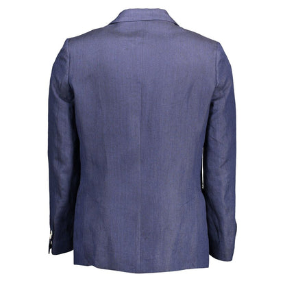 Gant Blue Linen Men's Jacket