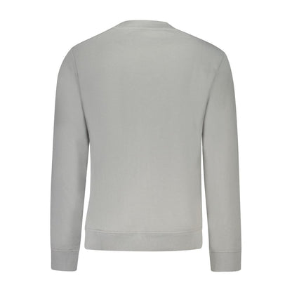 Napapijri Gray Cotton Men's Sweatshirt