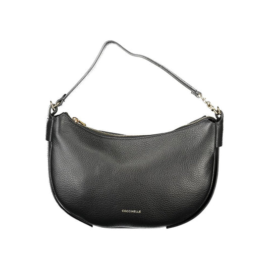 Coccinelle Black Leather Women Shoulder Bag