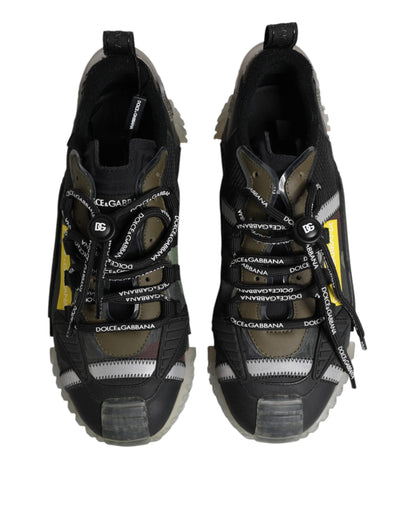 حذاء سنيكرز دولتشي آند غابانا متعدد الألوان برباط ومنخفض الرقبة NS1