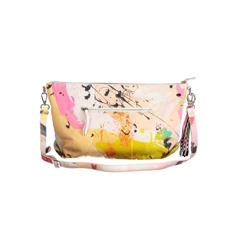 Desigual Bianco Polyester Woman Shoulder Bag