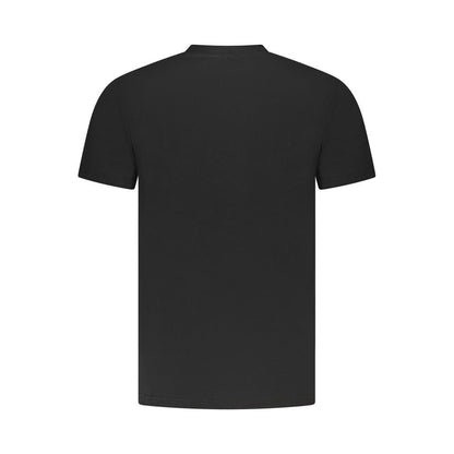Cavalli Class Black Cotton Men T-Shirt