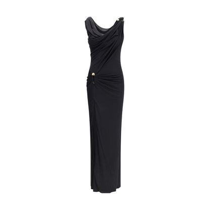 Versace Black Viscose Casual Dress