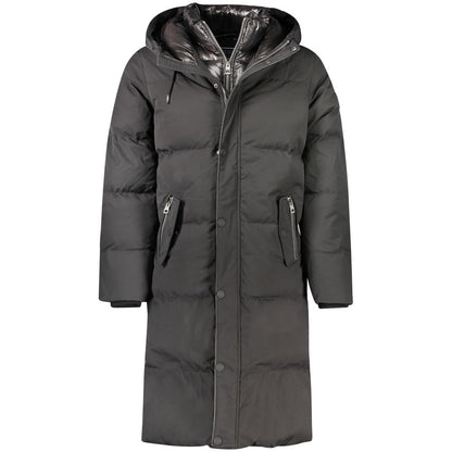 Guess Jeans Nero Polyester Men's Jacket