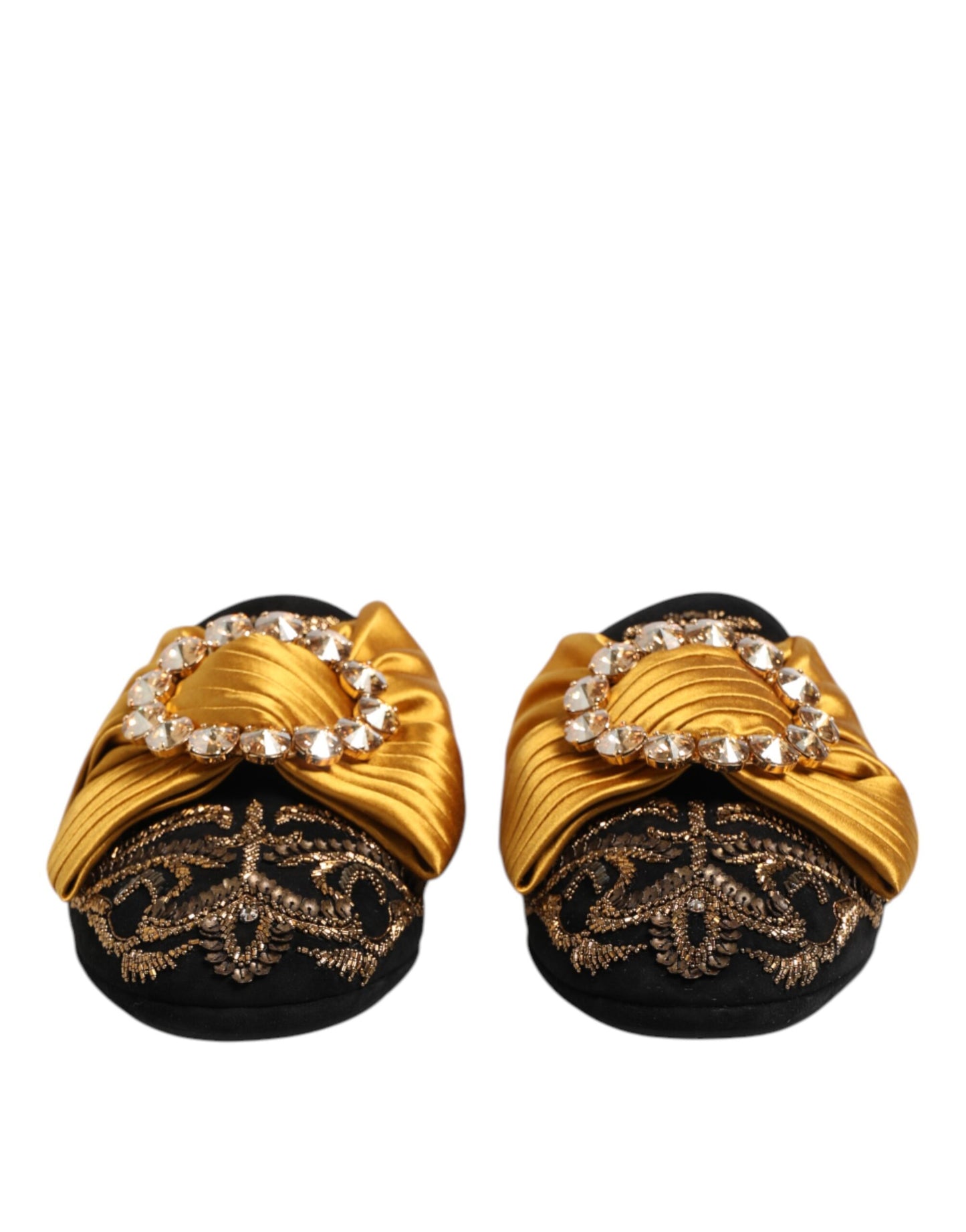 حذاء صندل مسطح متعدد الألوان من دولتشي آند غابانا