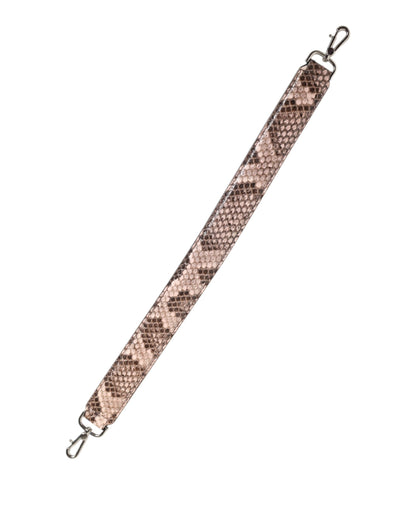 Dolce & Gabbana Brown Exotic Leather Handbag Accessory Shoulder Strap