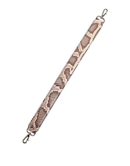 حزام كتف من الجلد الطبيعي البيج من دولتشي آند غابانا