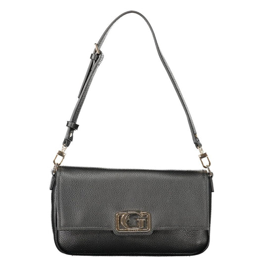 Guess Jeans Nero Poliuretano Women Handbag