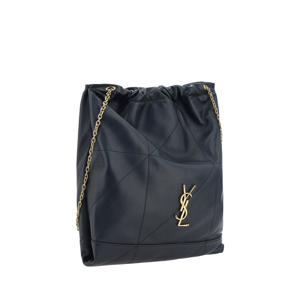 Saint Laurent Black Lamb Ovis Aries Aries Shoulder Bag
