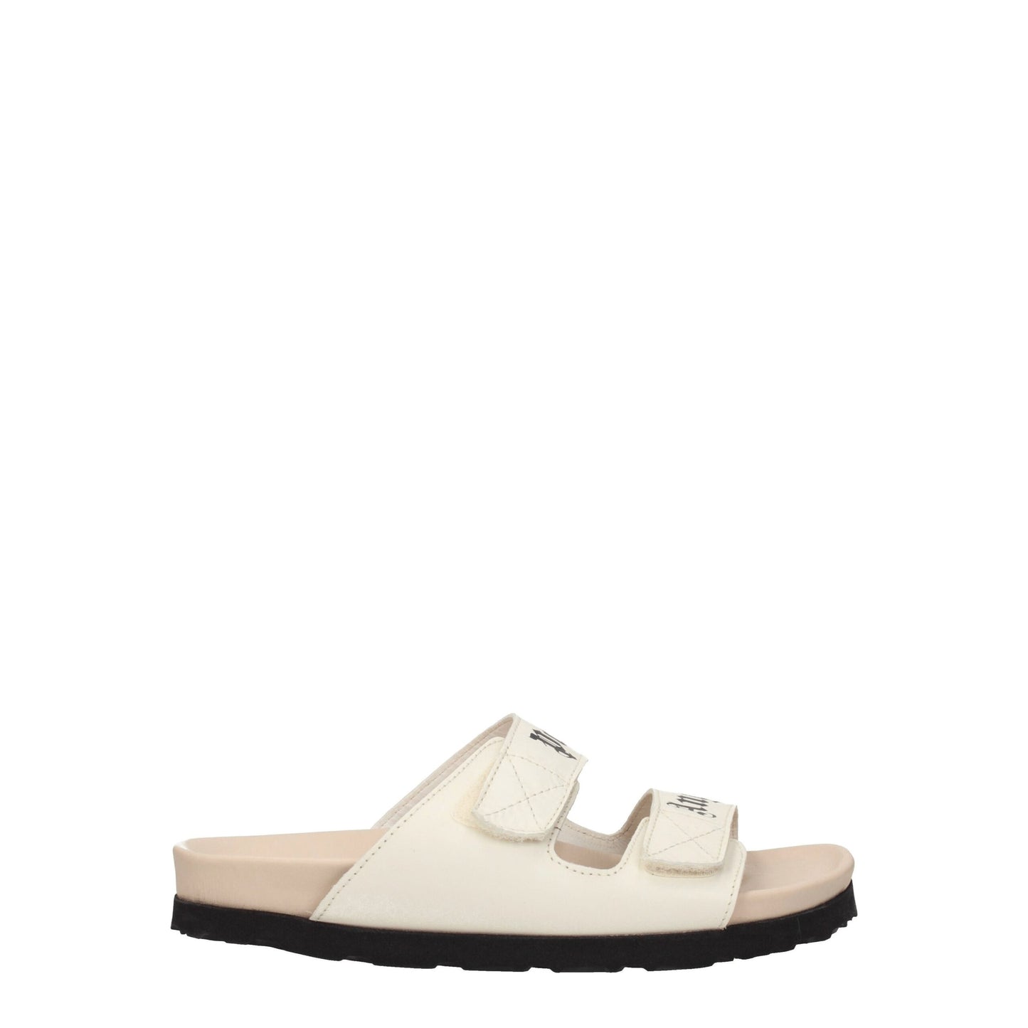 Palm Angels Beige Leather Sandals