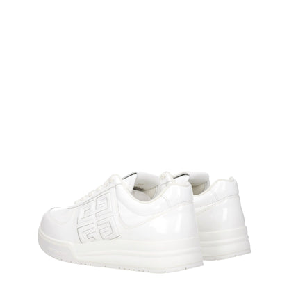 Givenchy White Leather Low Top Sneakers