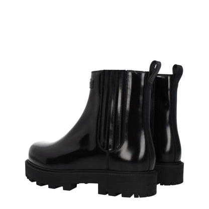 Givenchy Black Leather Ankle Boots
