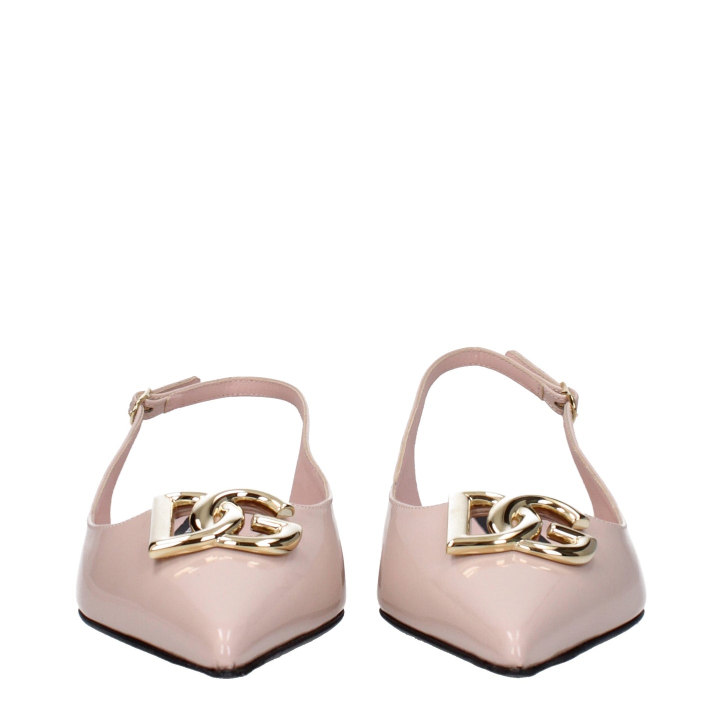 Dolce & Gabbana Pink Leather Ballet Flats