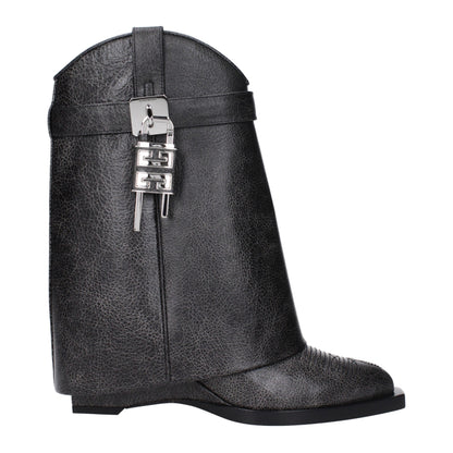 Givenchy Black Leather Ankle Boots