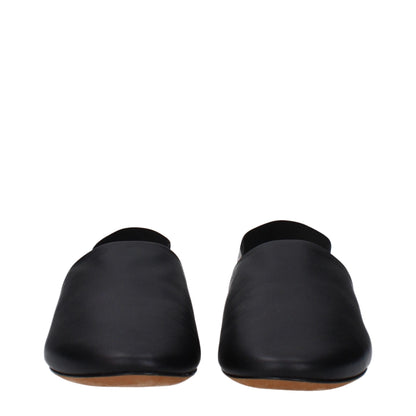 Givenchy Black Leather Slides