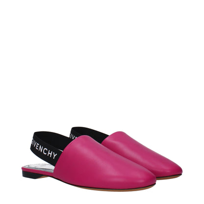 Givenchy Pink Leather Sandals