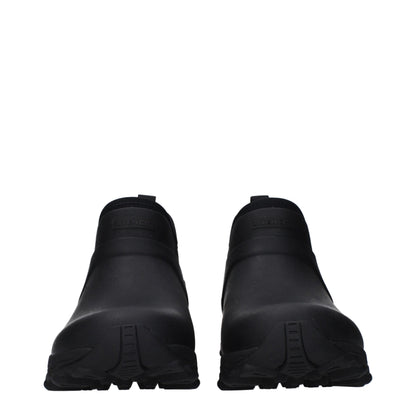 Givenchy Black Cotton Ankle Boots