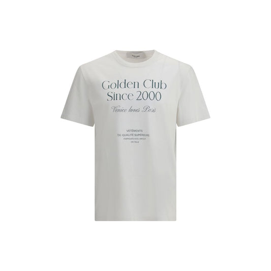 تي شيرت قطني أبيض من Golden Goose