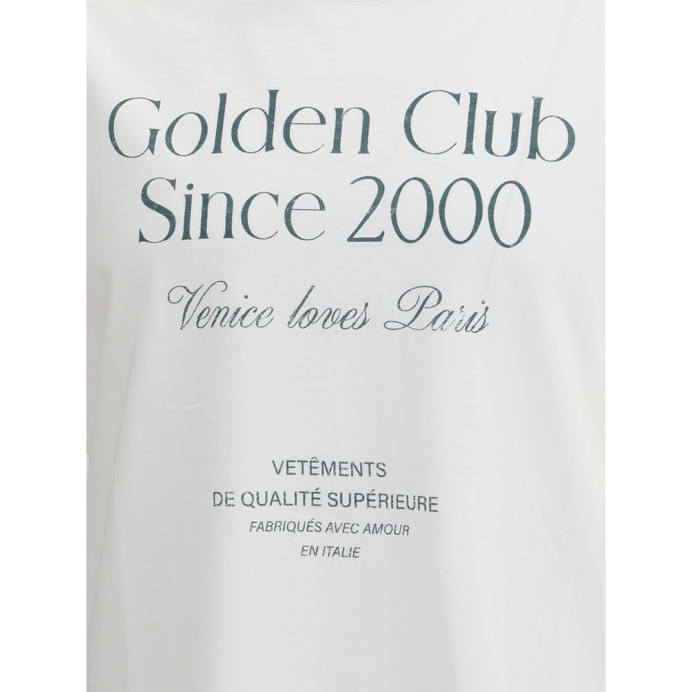 Golden Goose White Cotton T-Shirt