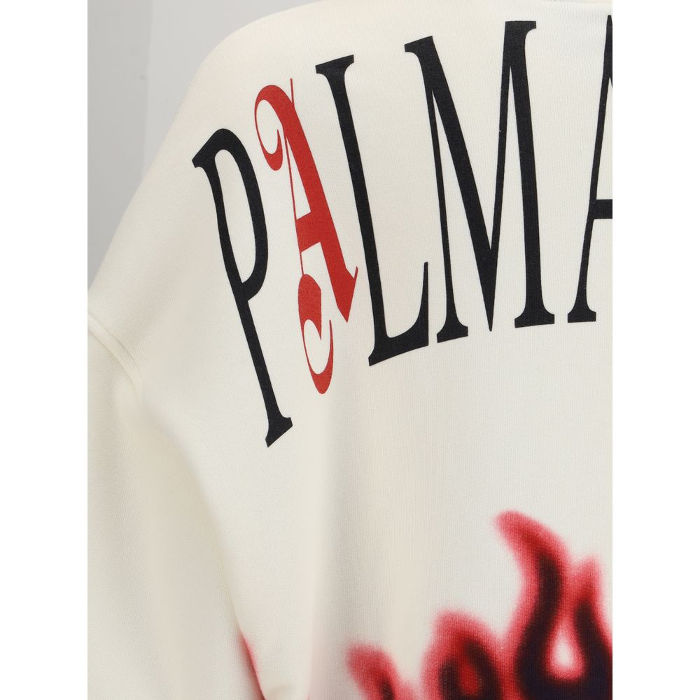 سويت شيرت قطني متعدد الألوان من Palm Angels