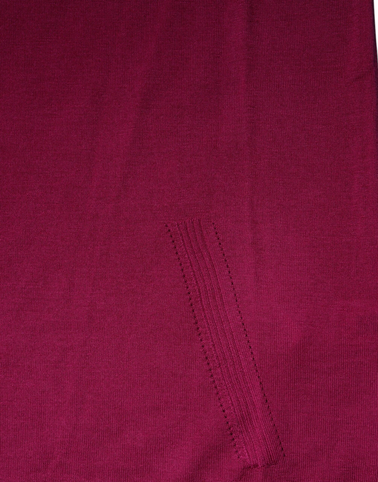 سترة دولتشي آند غابانا فوشيا صوفية بأكمام طويلة وياقة مدورة