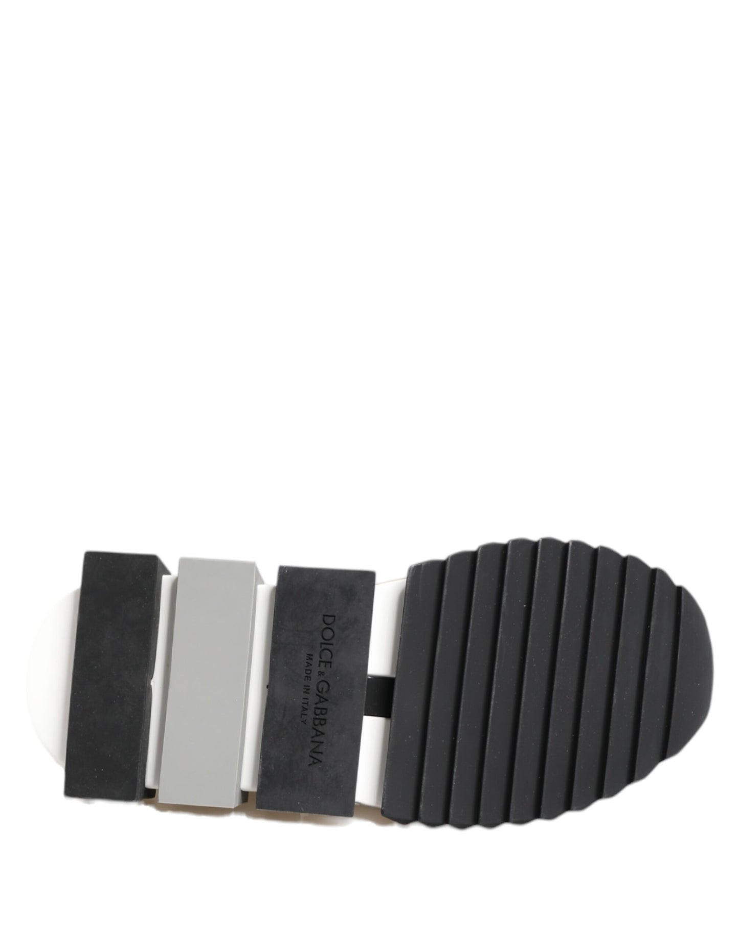 حذاء سنيكرز دولتشي آند غابانا سورينتو أسود وأبيض منخفض الرقبة