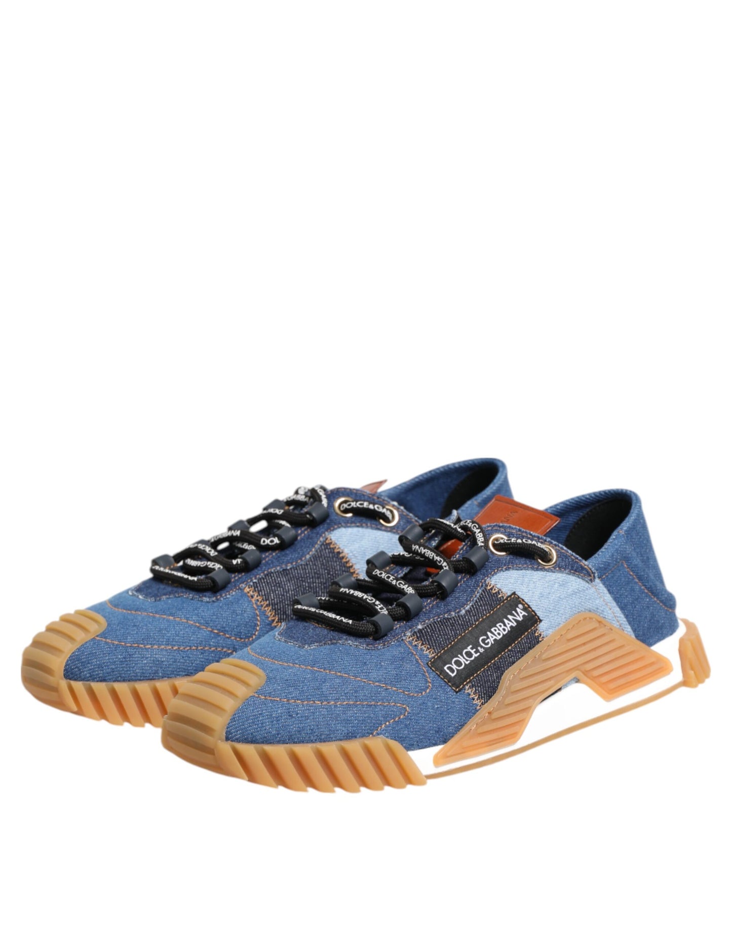 حذاء سنيكرز دولتشي آند غابانا NS1 أزرق برباط من الأعلى ومنخفض الارتفاع