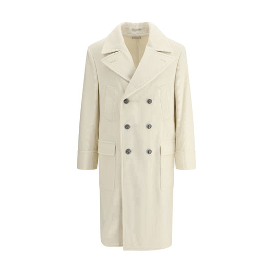 Brunello Cucinelli Beige Cashmere Coat