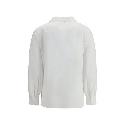 Saint Laurent White Cotton Dress Shirt