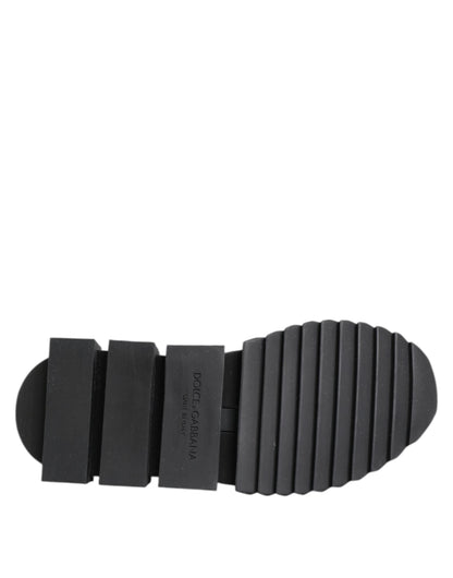 حذاء سنيكرز دولتشي آند غابانا أسود رمادي سهل الارتداء سورينتو