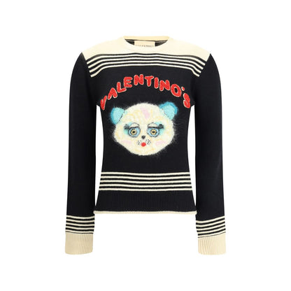 Valentino Multicolor Fleece Wool Sweatshirt