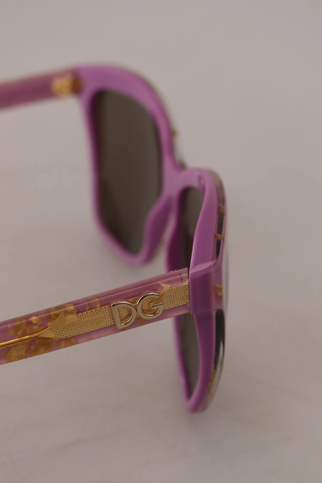 Dolce & Gabbana DG4251 Pink Gold Full Rim Rectangle Frame Shades