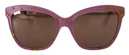 Dolce & Gabbana DG4251 Pink Gold Full Rim Rectangle Frame Shades