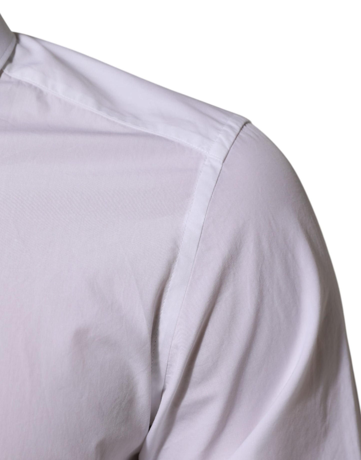 قميص مارتيني رجالي رسمي من دولتشي آند غابانا، قطن أبيض