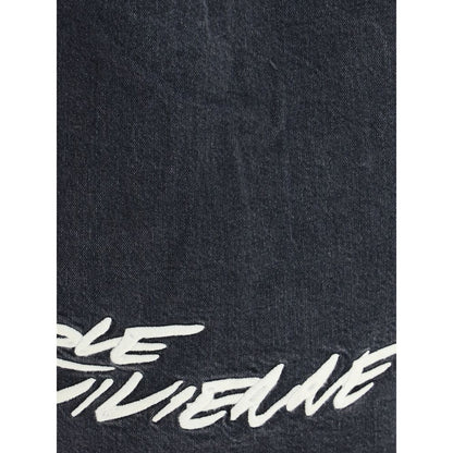 قميص جينز أسود من كينزو