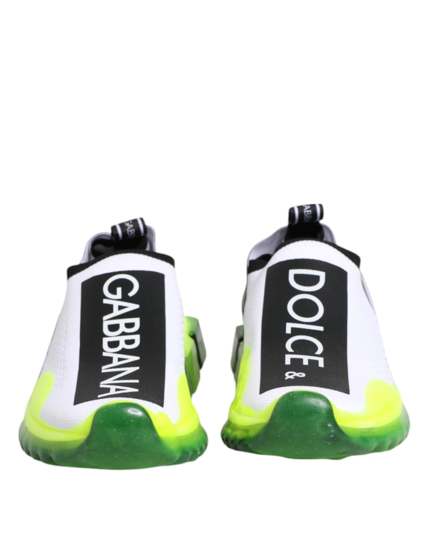 حذاء سنيكرز دولتشي آند غابانا سورينتو سهل الارتداء باللونين الأسود والأبيض