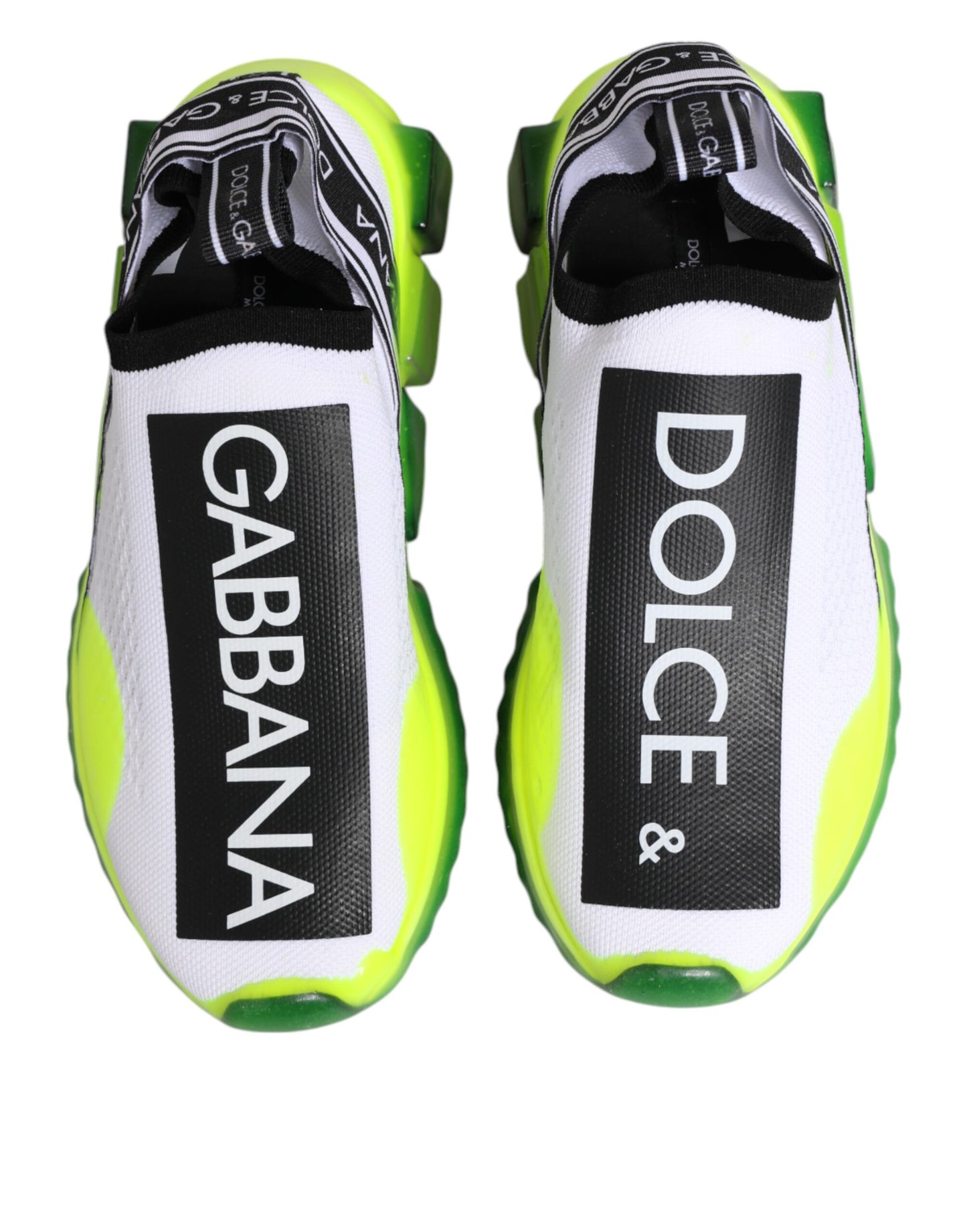 حذاء سنيكرز دولتشي آند غابانا سورينتو سهل الارتداء باللونين الأسود والأبيض