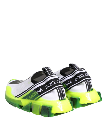 حذاء سنيكرز دولتشي آند غابانا سورينتو سهل الارتداء باللونين الأسود والأبيض