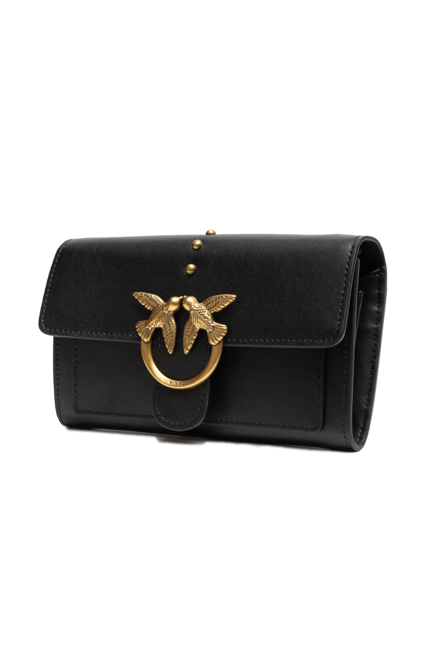 PINKO Black Mini Love Bag One Simply