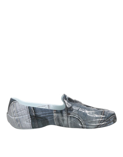 حذاء رياضي رجالي متعدد الألوان من المطاط من دولتشي آند غابانا برقبة منخفضة