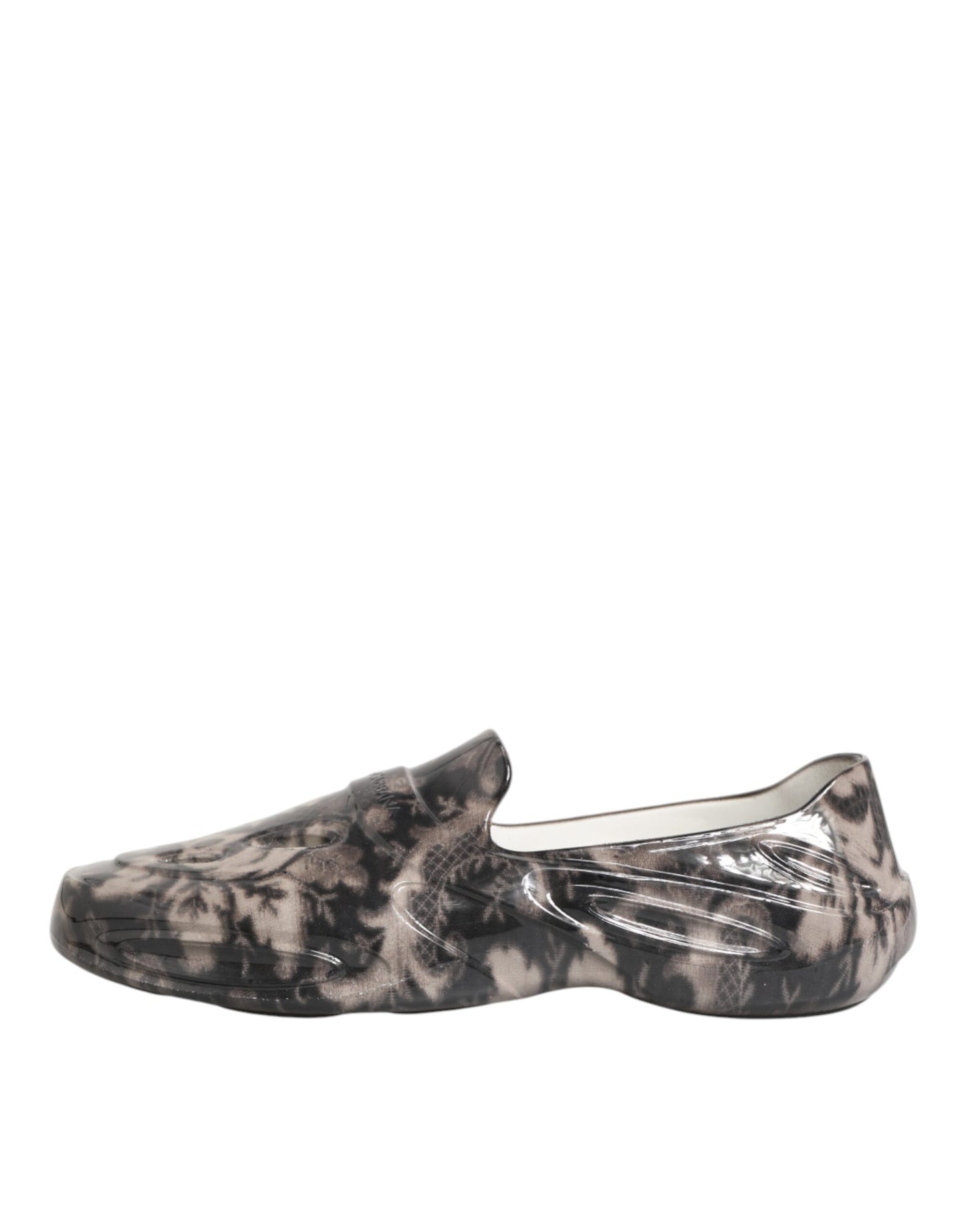 حذاء رياضي رجالي منخفض الرقبة من المطاط متعدد الألوان من دولتشي آند غابانا