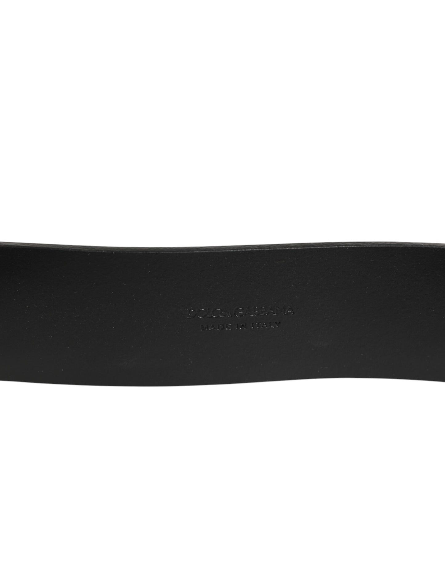 حزام دولتشي آند غابانا بني كلاسيكي ذهبي اللون للرجال مع مشبك معدني